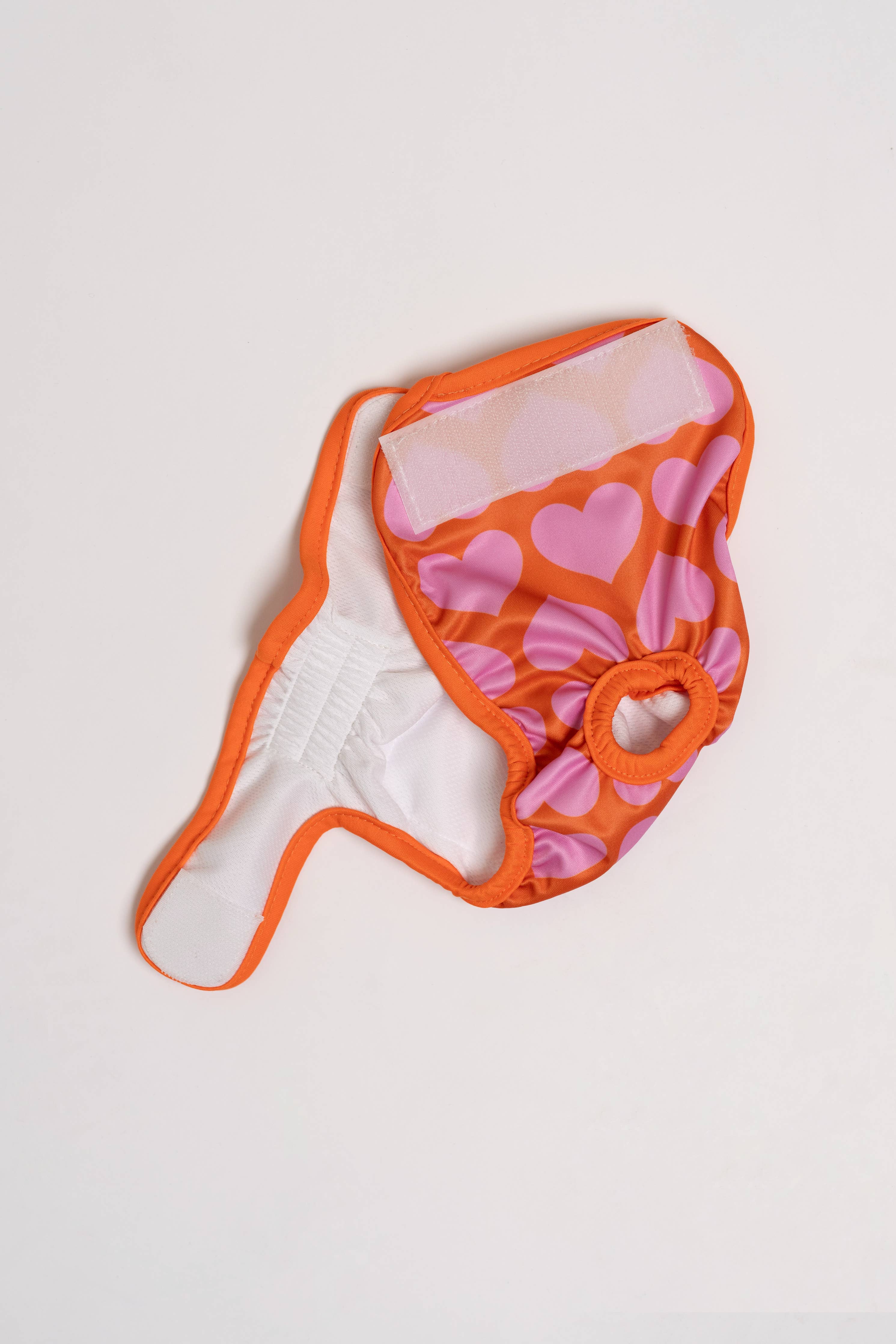 Culottes menstruelles pour chien - Cœurs