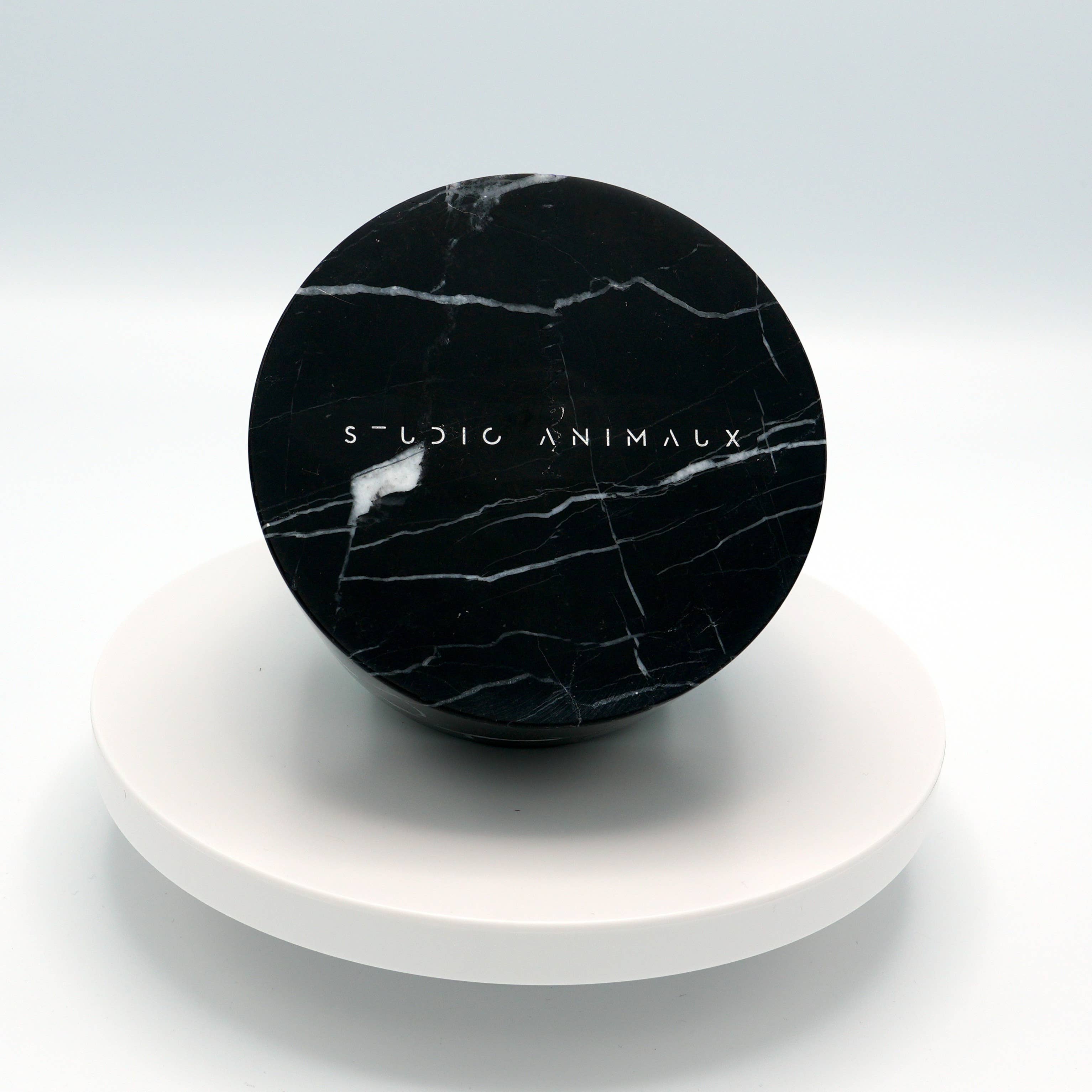 Bol alimentaire et boisson en marbre | Nero Marquina