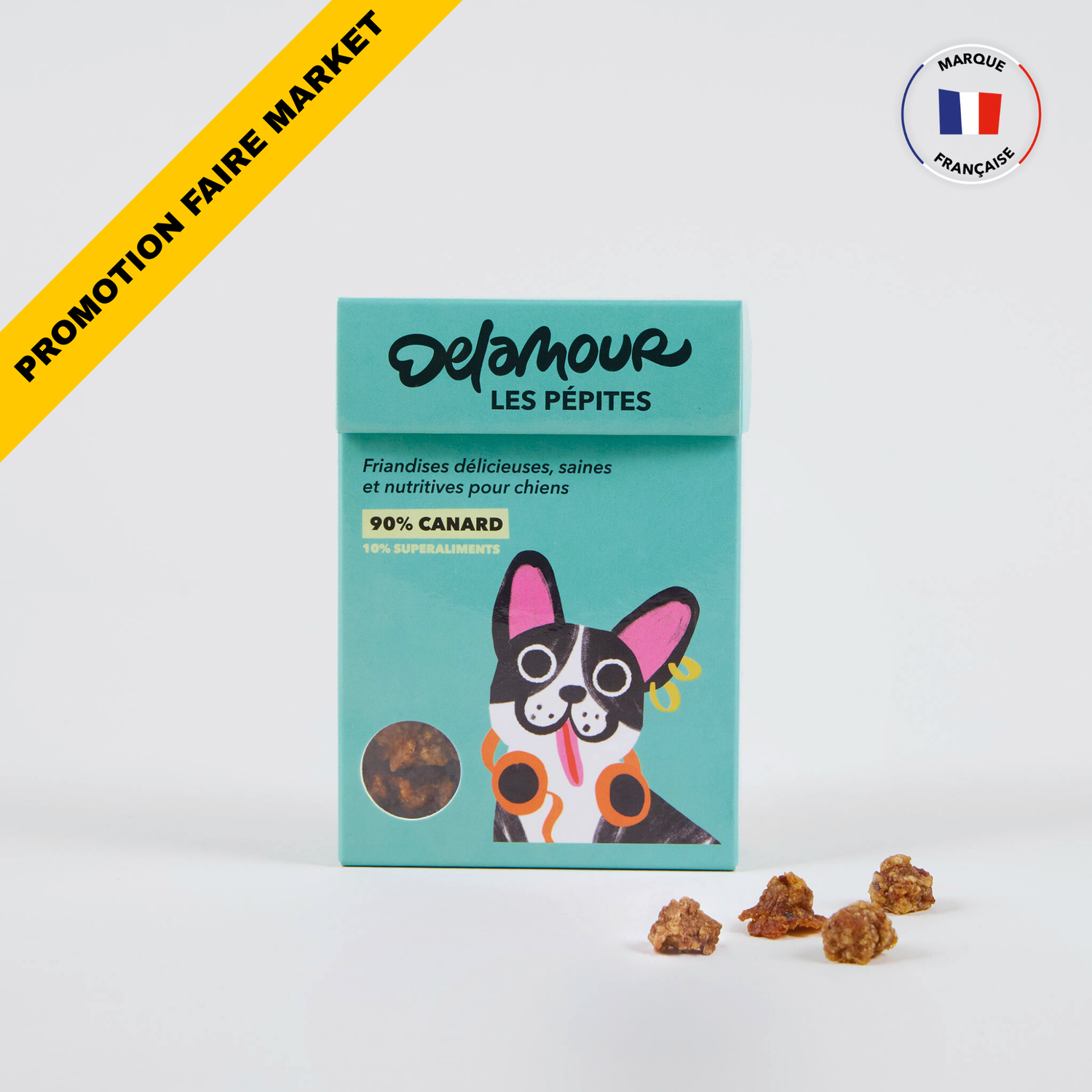 Les Pépites, format nomade - Canard (75g) - Lot 12 boîtes