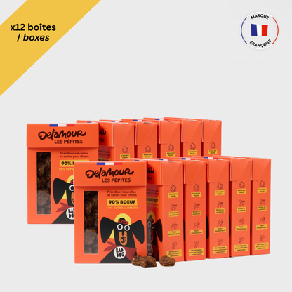 Les Pépites, format nomade - Boeuf (75g) - Lot 12 boîtes