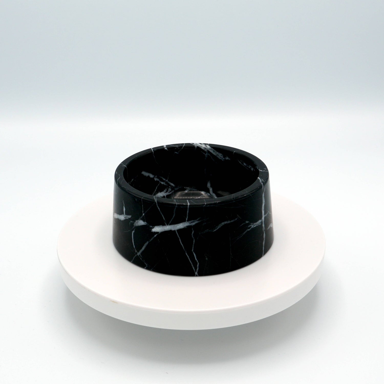 Bol alimentaire et boisson en marbre | Nero Marquina