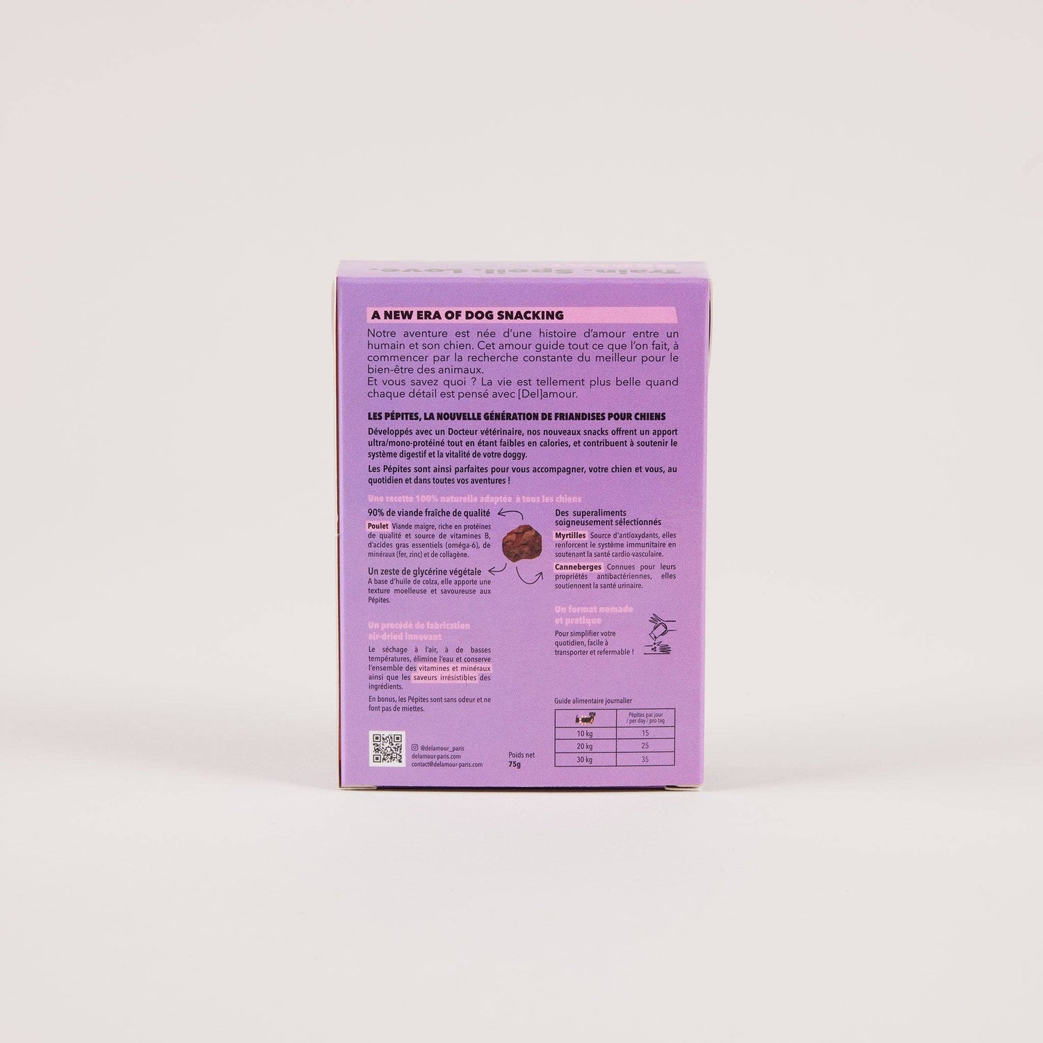 Les Pépites, format nomade - Poulet (75g) - Lot 12 boîtes
