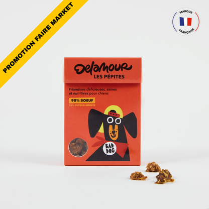Les Pépites, format nomade - Boeuf (75g) - Lot 12 boîtes