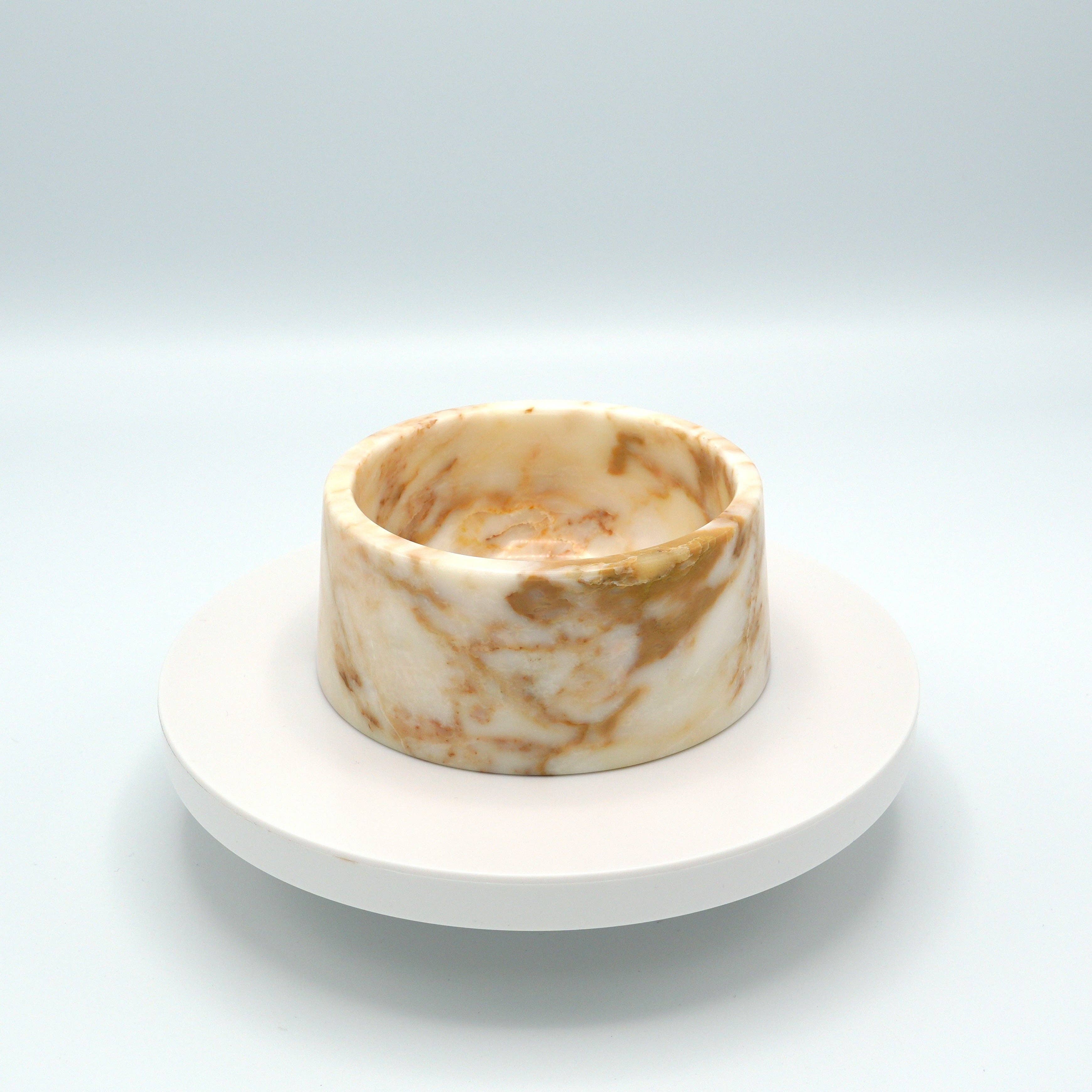 Bol alimentaire et boisson en marbre | Calacatta Gold