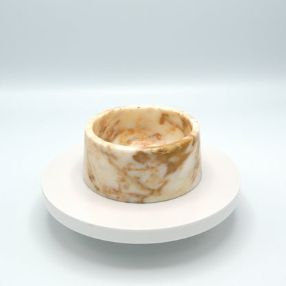 Bol alimentaire et boisson en marbre | Calacatta Gold