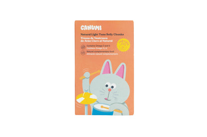 Morceaux de ventre de thon jaune pour chats