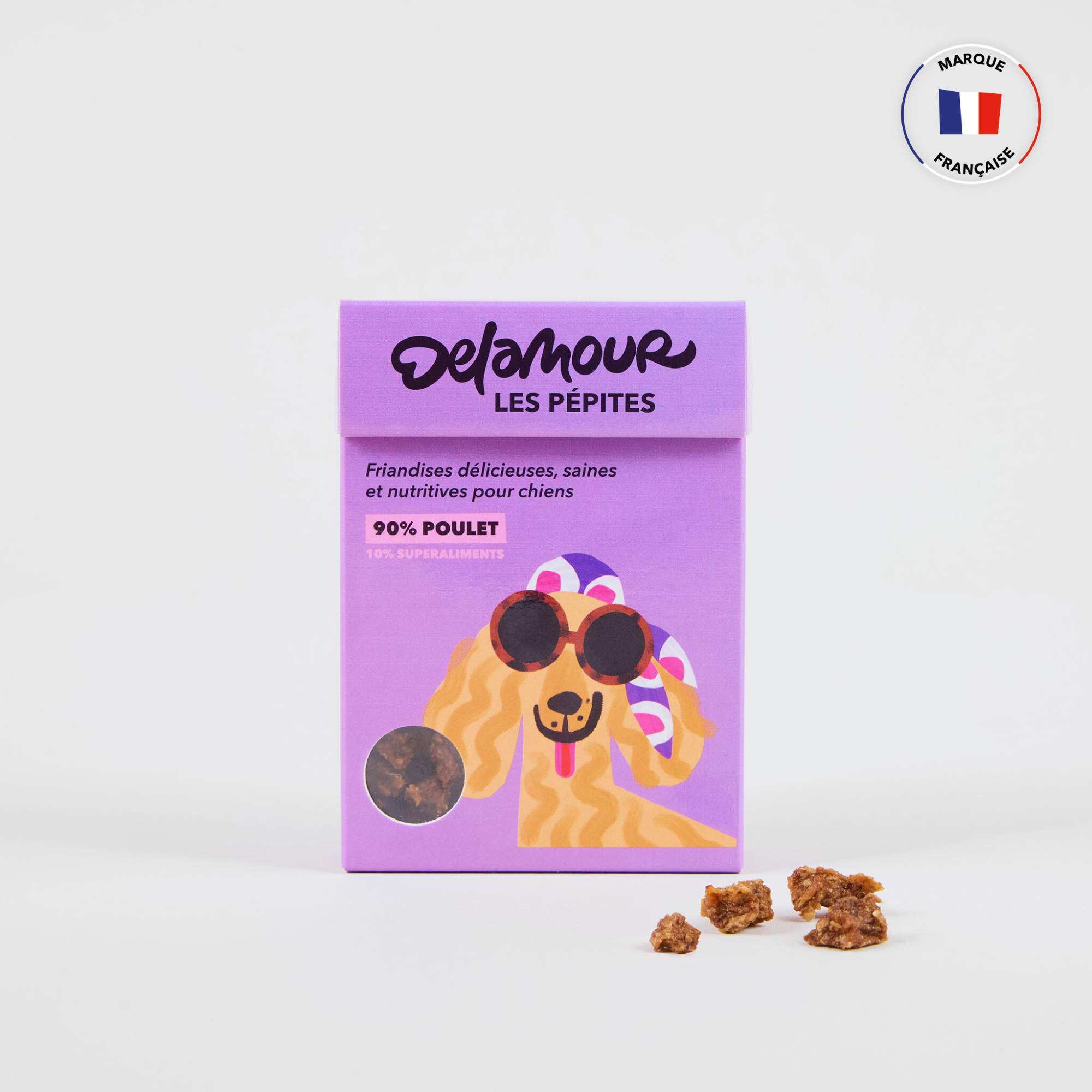 Les Pépites, format nomade - Poulet (75g) - Lot 12 boîtes